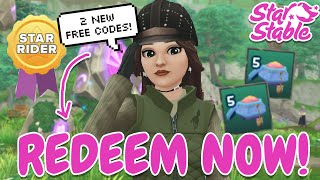 2 NEW WORKING CODES FREE STAR RIDER amp FREE ITEMS IN STAR STABLE 😍 [upl. by Ynohtnakram]