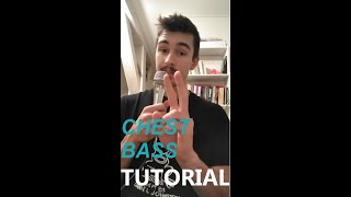 How to make a CHEST BASS voice  quick tutorial [upl. by Bodi761]