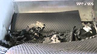 WEIMA Shredder Spider 1500 H  Gummi Matten  rubber mats [upl. by Anair21]