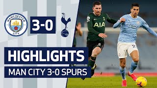 HIGHLIGHTS  MAN CITY 30 SPURS [upl. by Akinahc942]