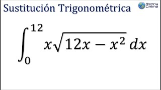 Integral por Sustitución Trigonométrica 2 [upl. by Graeme651]