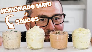 Perfect Homemade Mayonnaise Recipe  Garlic Aioli  Cajun Remoulade  Comeback Sauce [upl. by Pearman996]