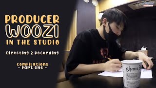 PART 1 Seventeen Woozi in Recording Studio Going Seventeen cut 고잉세븐틴 프로듀서 우지 모음 [upl. by Dorkas]