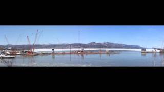 Lake Champlain Bridge TimeLapse [upl. by Furlong]