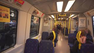 Sweden Stockholm subway ride from Slussen to TCentralen [upl. by Skantze160]