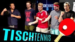 Tischtennis mit Budi Nils Etienne Timo und Ian [upl. by Barrus877]