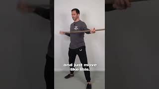 Using A Stick To Get Flexible Shoulders [upl. by Eellek]