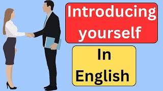 How to introduce yourself in English  Introducing yourself  Learn English [upl. by Tecla]