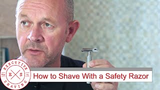 Tutorial Learn How To Shave With a Safety Razor [upl. by Draneb184]