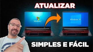 COMO ATUALIZAR DO WINDOWS 7 PRO WINDOWS 10 DE GRAÇA  ATUALIZADO 2023 [upl. by Druci]