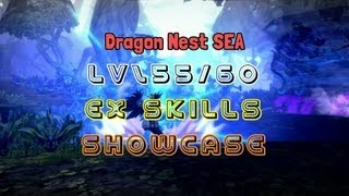 Level 5560 EX Skills All Classes Showcase  Dragon Nest SEA [upl. by Niamrahc]