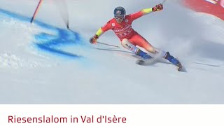 Ski Alpin Mens Giant Slalom Val DIsère 2run Highlights 2023  by WeedyLove [upl. by Alcott636]