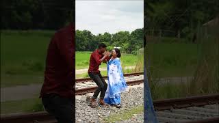 Fake Train Horn VS Cute Girl Prank Emtiaz Bhuyan  shorts [upl. by Nirrol]