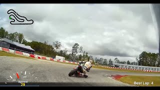 Greenger minibike Track Day learning to ride all over again [upl. by Marras232]