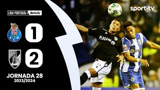 Resumo FC Porto 12 Vitória SC  Liga Portugal Betclic  sport tv [upl. by Fenner]