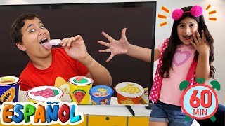 1 hora de vídeo divertido para niños con María Clara y JP [upl. by Oralle]