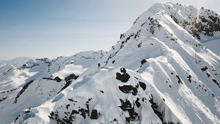 Andermatt Freeride skiing  dji mavicpro short edit [upl. by Nnylasor291]