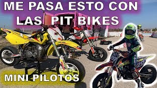 ME PASA ESTO CON LAS PIT BIKES [upl. by Esyned194]