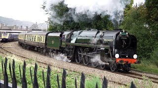 71000 ‘Duke of Gloucester’ on ‘Torbay Express’ from Bristol to Uphill 20102012 [upl. by Yerac]