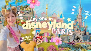 OUR FIRST DAY IN DISNEYLAND PARIS 🌸 🏰 First Impressions Delicious Foods amp Epic Rides [upl. by Yleve386]