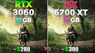 RTX 3060 vs RX 6700 XT  Test in 2024 l Ray Tracing [upl. by Simdars791]