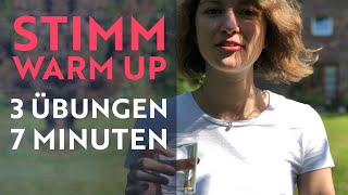 Stimme aufwärmen  3 Stimmübungen  Stimm warm up in 7 Minuten [upl. by Feirahs738]