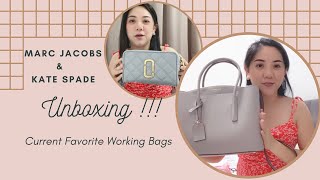 Unboxing Marc Jacobs Quilted Softshot 21Kate Spade Margaux Large SatchelOnitsuka Tiger Mexico 66 [upl. by Hooper]