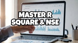 How to Calculate R Square and NSE [upl. by Elfie]