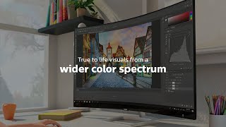 Features  Philips Monitors Ultra Wide Color  A Wider Color Gamut [upl. by Fermin]