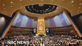 WATCH 2024 United Nations General Assembly  NBC News [upl. by Ahsilaf]