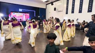 Mega Thiruvathira SargamStevenage Onam2024 Mallufamily [upl. by Bunker909]