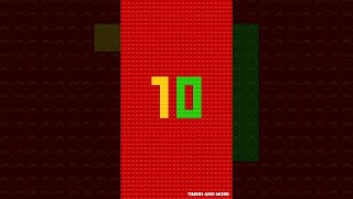 10 Second Lego Inspired Countdown Timer [upl. by Nyleek]