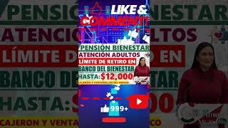 💥☑️🙌🏻Limites de retiro para las cuantas de los beneficiarios de los programas del bienestar🫨💵💳 [upl. by Danaher]