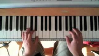 Pop piano comping exercise five chords [upl. by Ecinuahs340]