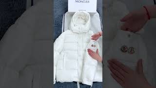 Moncler MAYA White moncler jacket monclerjacket [upl. by Xad]