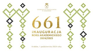 Inauguracja roku akademickiego 20242025 w Uniwersytecie Jagiellońskim [upl. by Kulda]