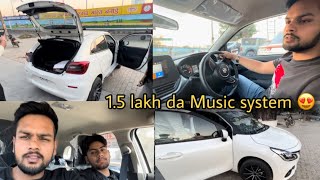 15 Lakh music system Modification in my baleno 😍 Baleno car modification 🔥 new baleno car [upl. by Dudley]