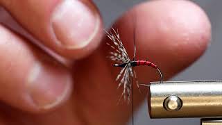 Red Zebra Sakasa Kebari Tying Video Tenkara Fly Tying [upl. by Yrellav693]