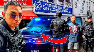 PADRINO de ANEXO es DETENIDO con PATRULLA FALSA traían ARMA de Fuego en FORMA DE PLUMA [upl. by Narf]