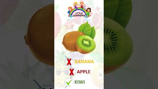 Fruits names in English Fruits Game  English Teaching Preschool Activity Kids Kindergarten Games [upl. by Feil]