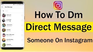 How To DM Direct Message Someone On Instagram [upl. by Limber]