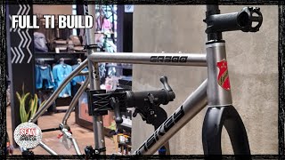 Titanium Dream Bike Build LYNSKEY GR300 quotMutantquot [upl. by Neilla447]