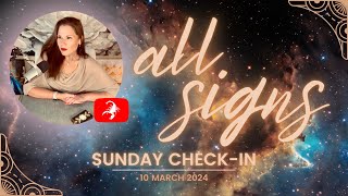 10 MARCH 2024⚡️Sunday CheckIn⚡️All Energies Tarot ♐ ♓ ♊ ♍ ♈ ♋ ♎ ♑ ♒ ♌ ♉ ♏ TIMESTAMPED [upl. by Yssirhc]