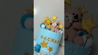 Christening cake bearcake viralcakevideo [upl. by Loggins]