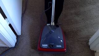 Sanitaire SC679J Vacuuming A One Bedroom Apartment [upl. by Gunn673]