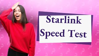 How fast is Starlink today [upl. by Nirihs]