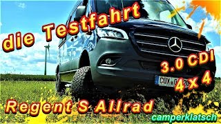 🔥 La Strada Regent S 4x4 💥der neue Mercedes Sprinter Allrad 4x4 Kastenwagen Wohnmobil 🔥 Test [upl. by Prowel514]