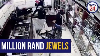 WATCH  Lenasia jewellery heist Five armed men make off with R1m [upl. by Sascha232]