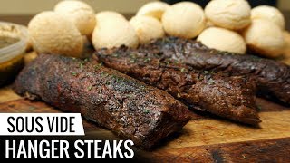 Sous Vide HANGER STEAK  Butcher Kept Secret done 3 ways [upl. by Epilihp]