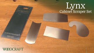 Lynx Cabinet Scraper Set With bonus How to Sharpen a Card Scraper [upl. by Lyssa761]